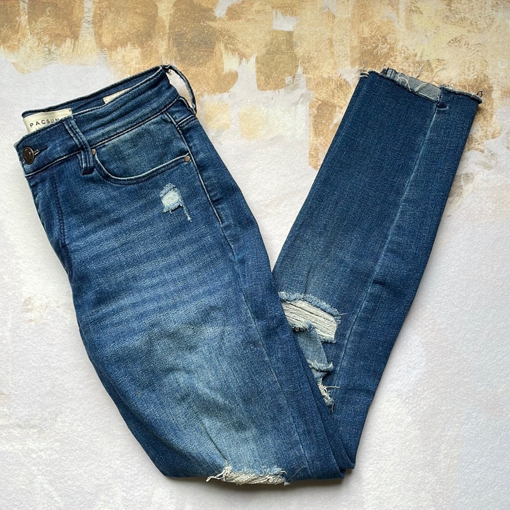 PACSUN Power Super stretch, high-rise ankle jegging, size 23